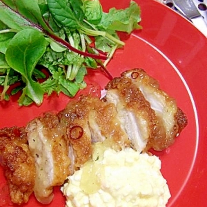 チキン南蛮★レモンジュレのっけ
